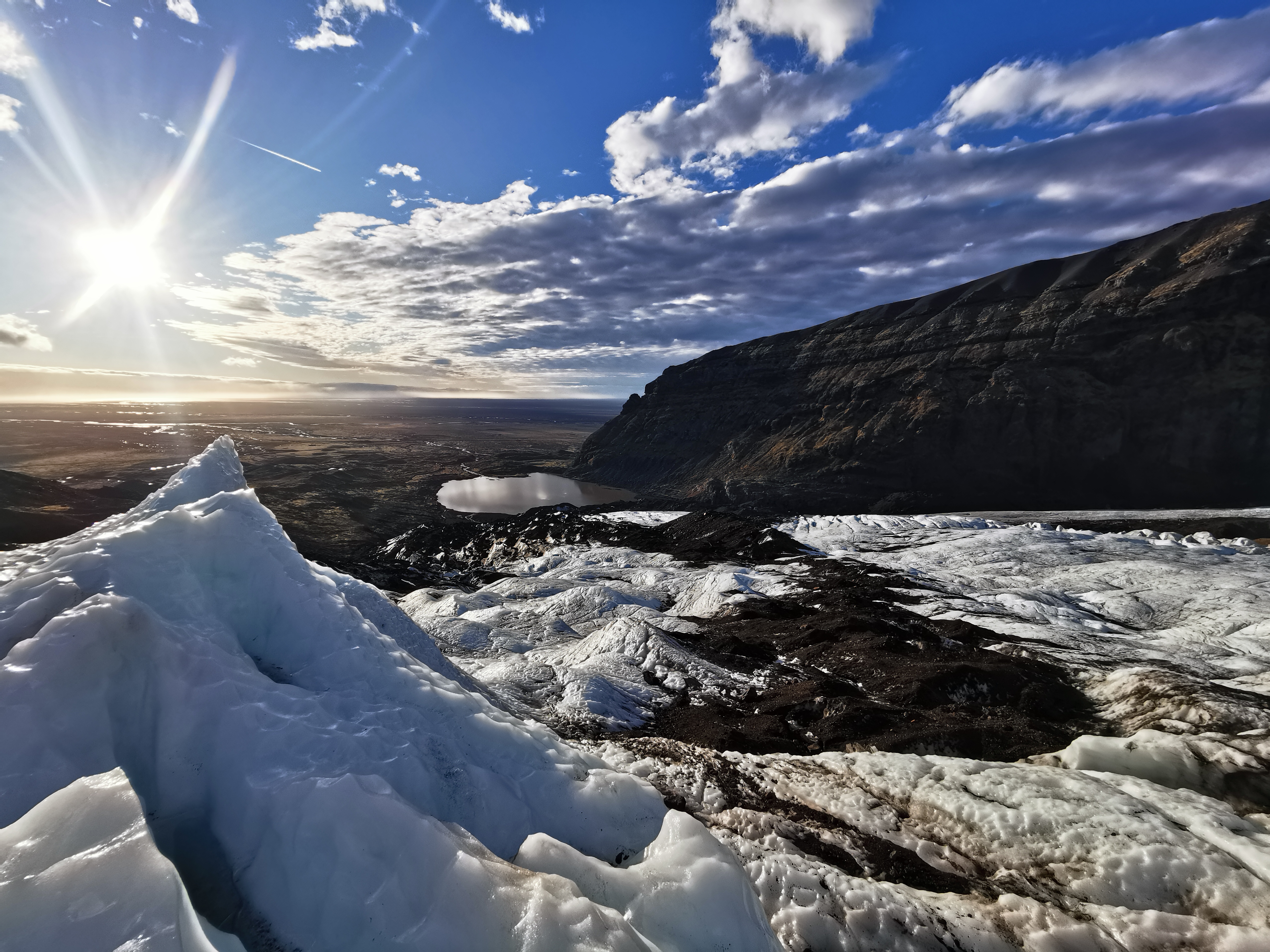 picture of rain and mountains