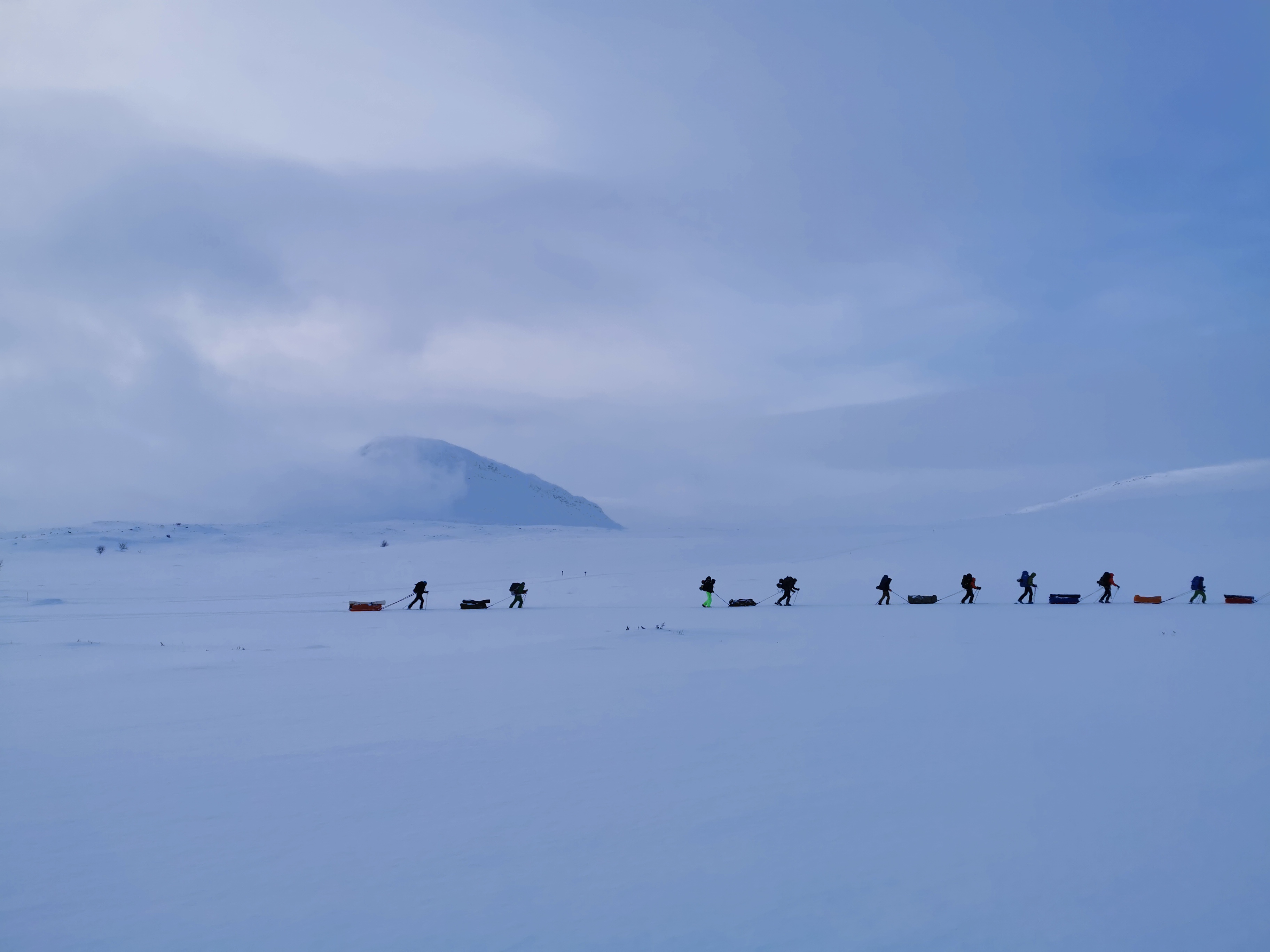 picture of people on a winter hike